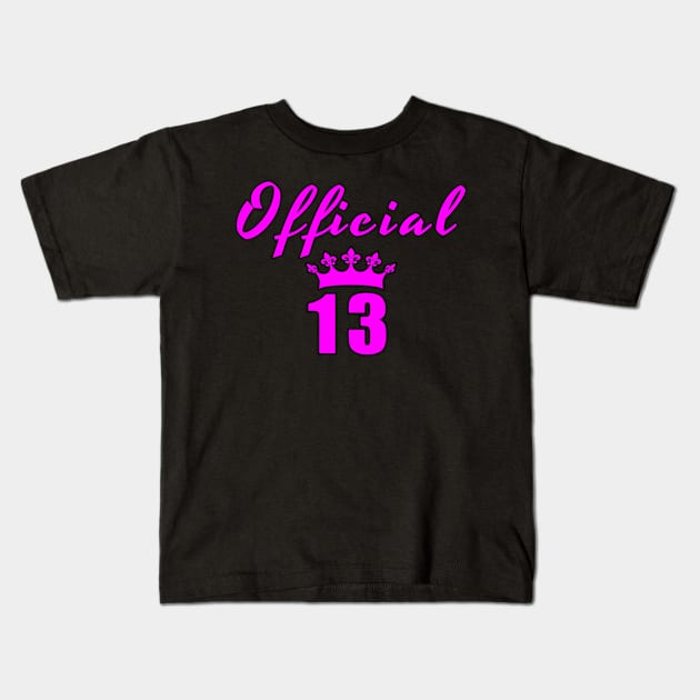 Official 13 Kids T-Shirt by Mamon